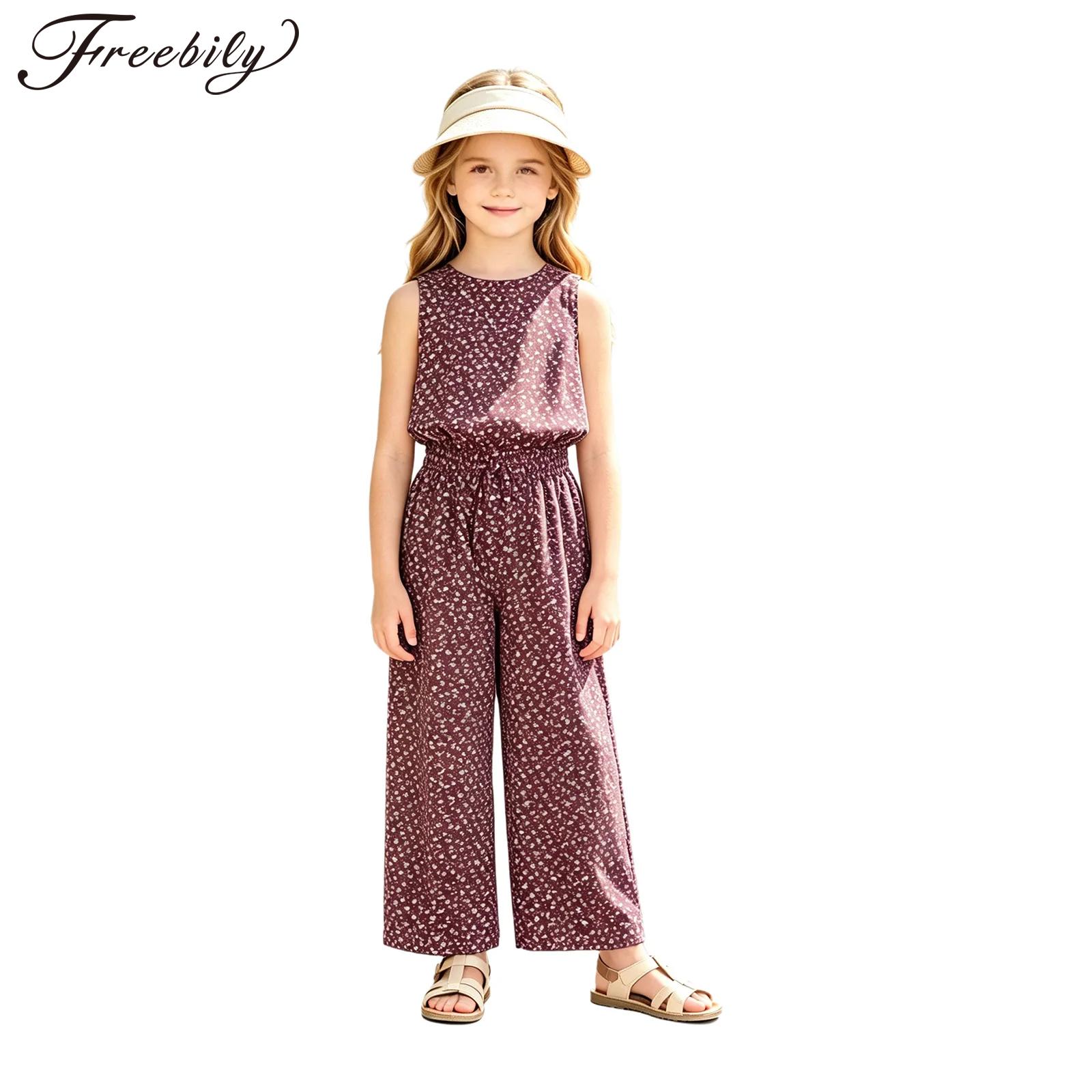 Romper Floral Print - Tuta Floreale Estiva per Bambine, Senza
