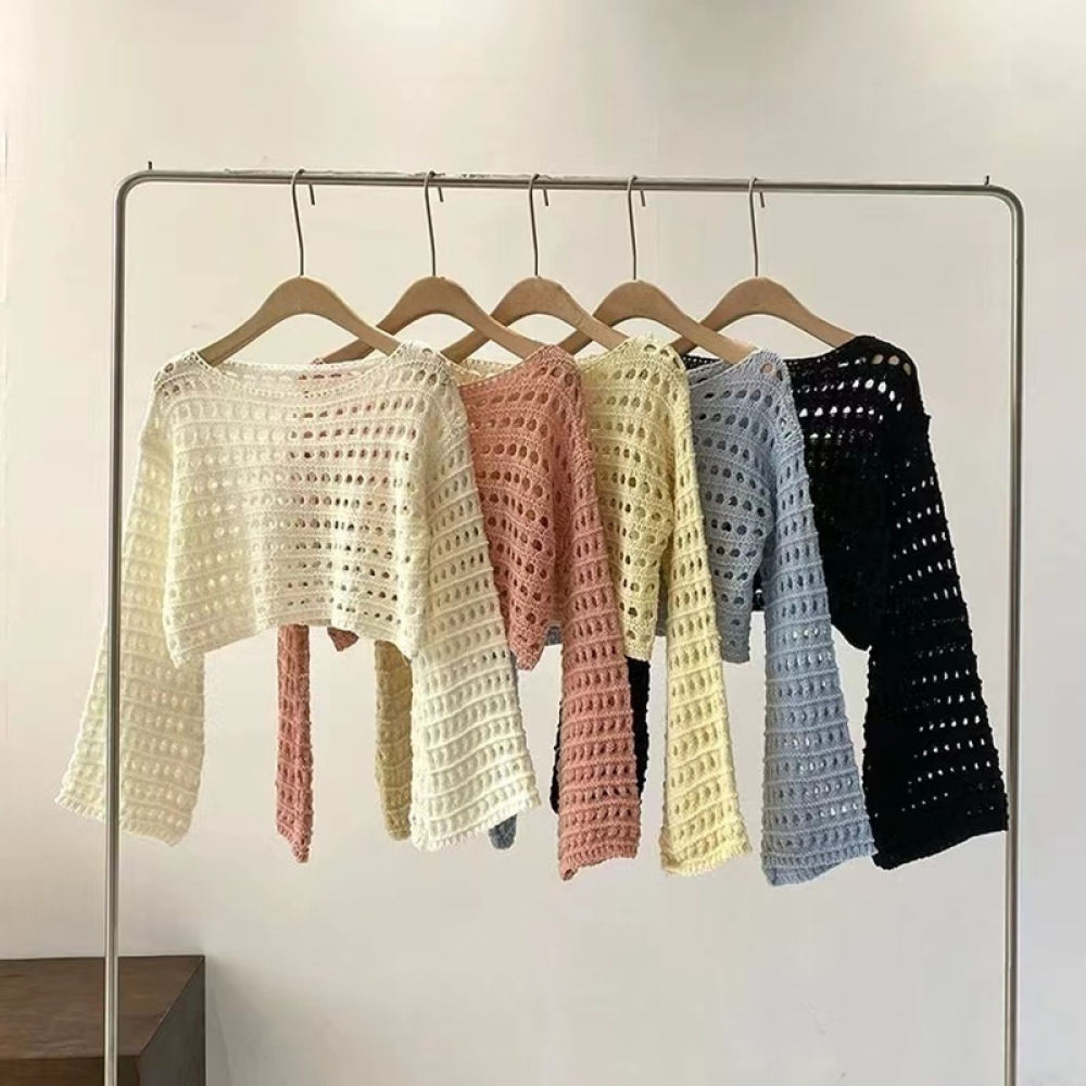 Maglione estivo da donna, lavo - Crop Top Crochet recensione e prezzo