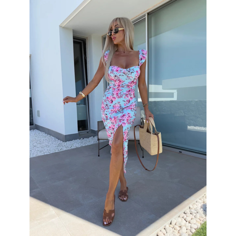 Abito midi floreale con volant - Midi Skirt Floral recensione e prezzo