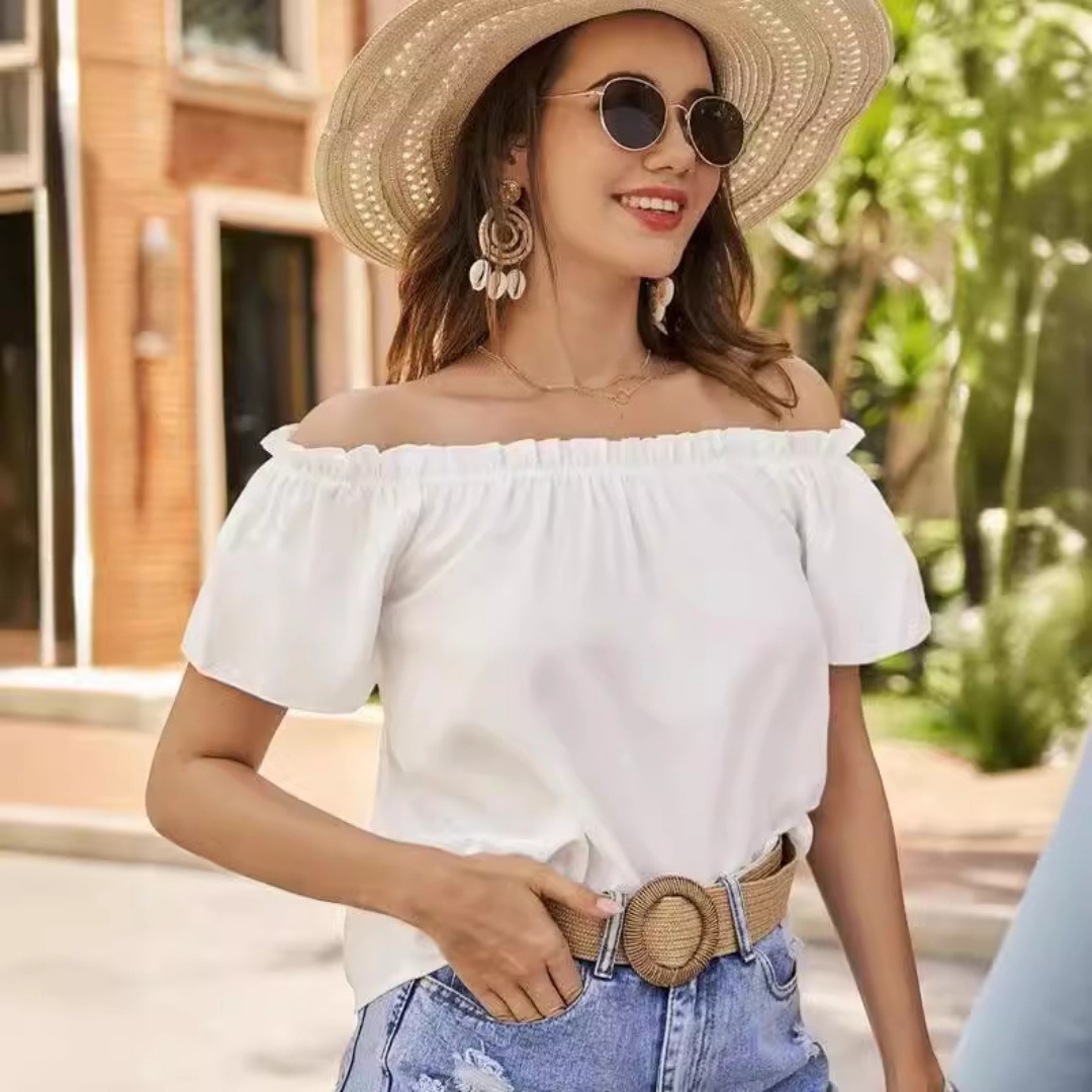 Camicetta estiva da donna con  - Blouse Off Shoulder recensione e prezzo