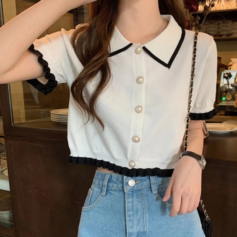 Camicetta da donna in maglia a - Crop Top Crochet recensione e prezzo