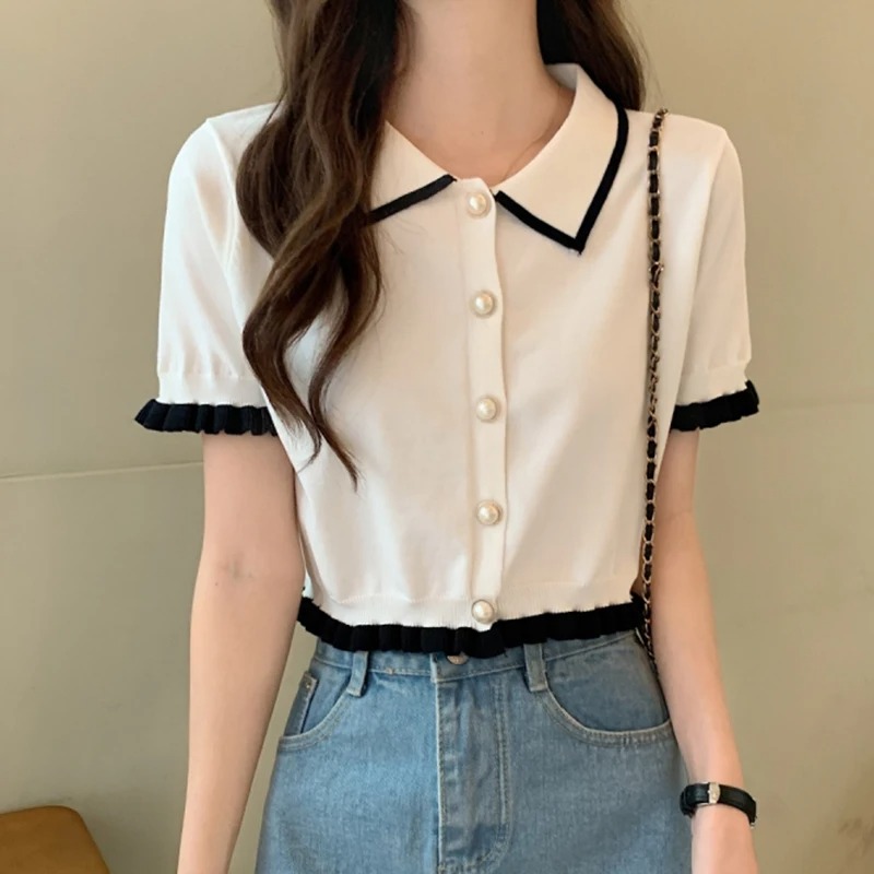 Camicetta da donna in maglia a - Crop Top Crochet recensione e prezzo