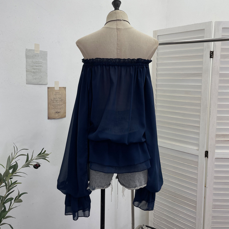 Camicia in chiffon con spalle  - Blouse Off Shoulder recensione e prezzo