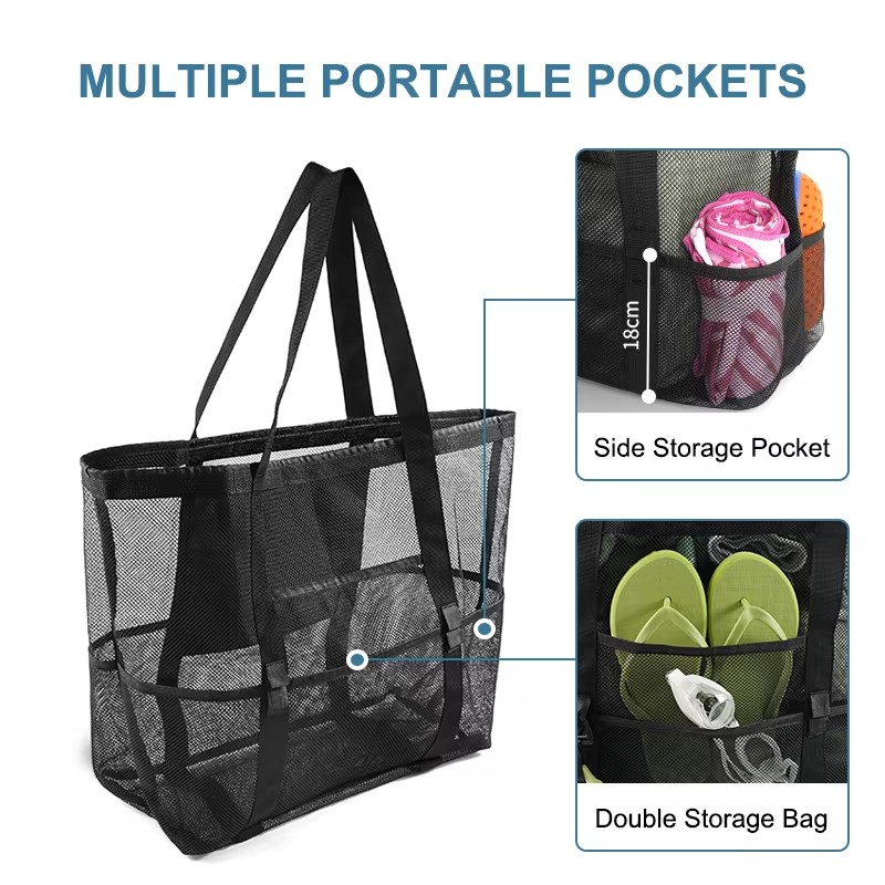 1 borsa da spiaggia in rete ex - Tote Bag Beach recensione e prezzo