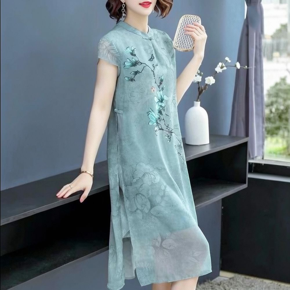 Abito estivo in chiffon con mo - Midi Skirt Floral recensione e prezzo