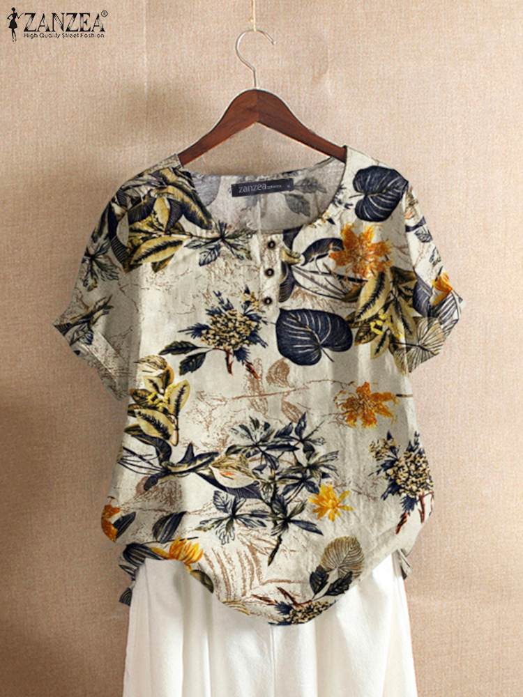 ZANZEA Camicia da donna in cot - Romper Floral Print recensione e prezzo