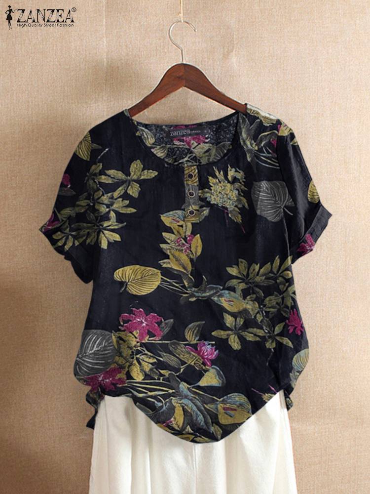 ZANZEA Camicia da donna in cot - Romper Floral Print recensione e prezzo