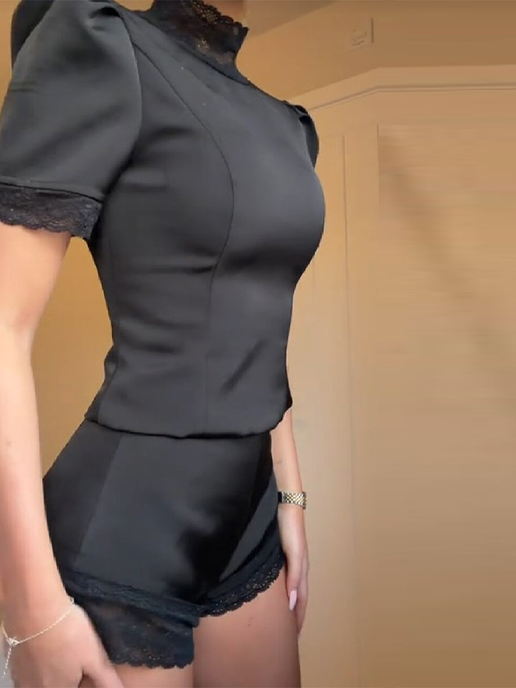 Nuovi Completi Corti in Raso c - Blouse Off Shoulder recensione e prezzo